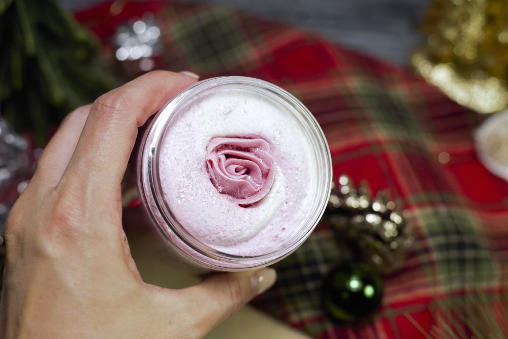 Snow Kissed Roses Whipped Sugar Body Scrub