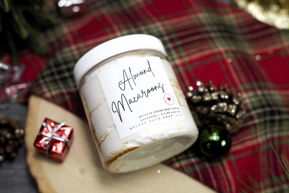 Almond Macaroons Whipped Sugar Body Scrub