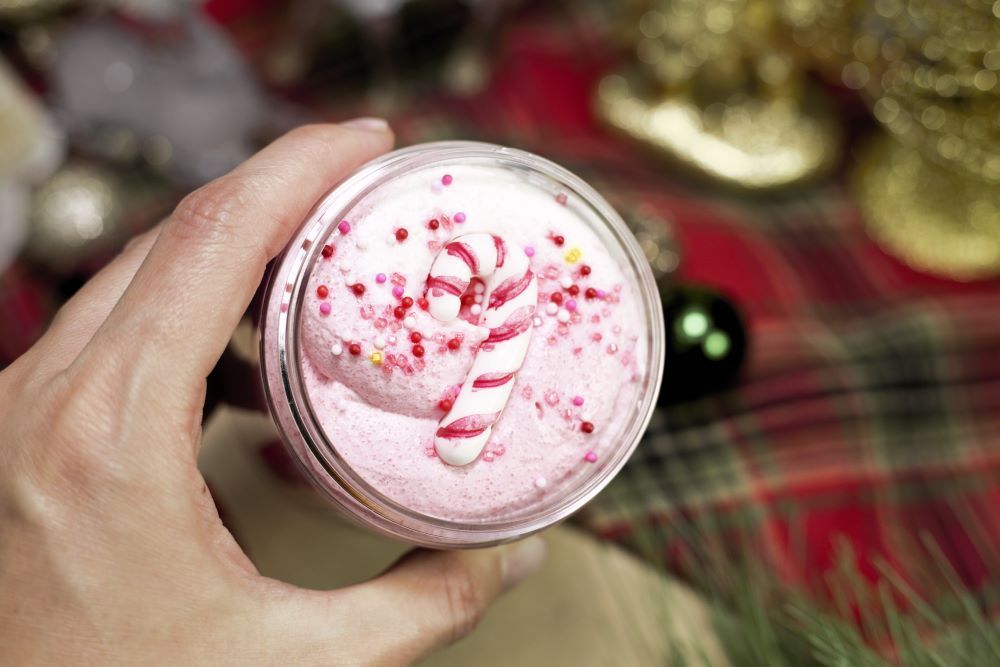 Peppermint Stick Whipped Sugar Body Scrub